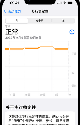 板芙镇iPhone手机维修如何在iPhone开启'步行稳定性通知'