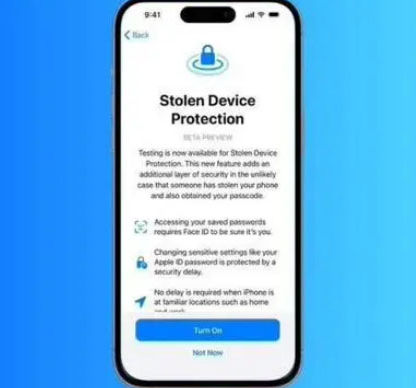 板芙镇苹果授权维修店分享被盗设备保护功能开启方法 